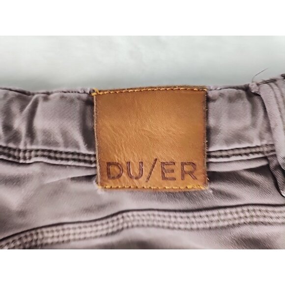 DU/ER N2X Jogger Pants Men's 32x29 Brown Slim Fit Stretch Drawstring MJNS1100 - Picture 9 of 12